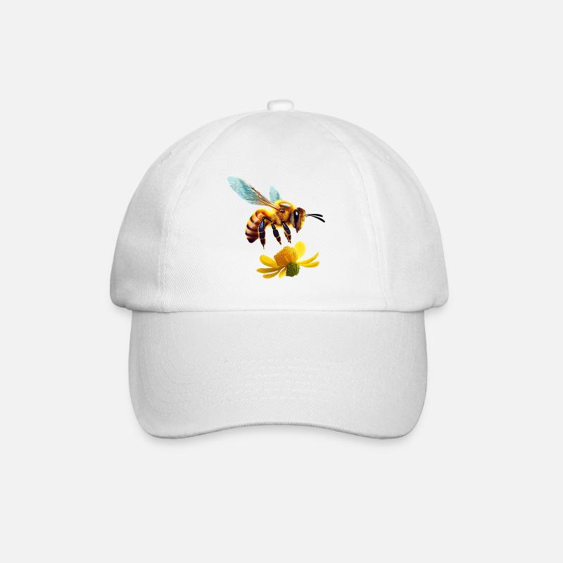 abeille - Casquette classique - blanc/blanc