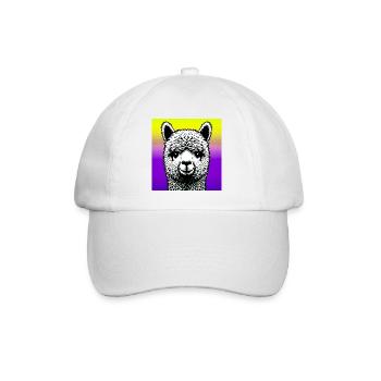 Alpaga - Casquette classique - blanc/blanc - Devant