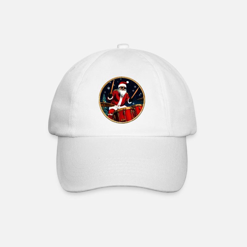 Batteur Noël - Casquette classique - blanc/blanc