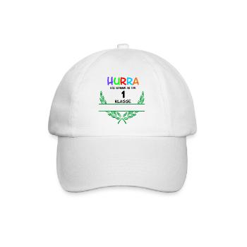 Hurra ich komme In Die 1 Class - Espace de noms - Casquette classique - blanc/blanc - Devant
