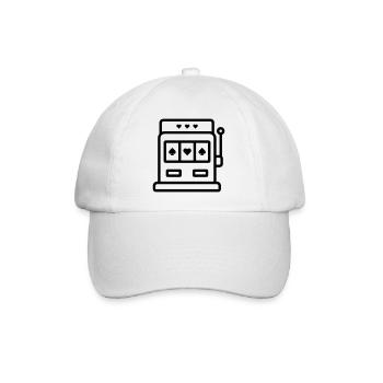 casino machine à sous  - Casquette classique - blanc/blanc - Devant