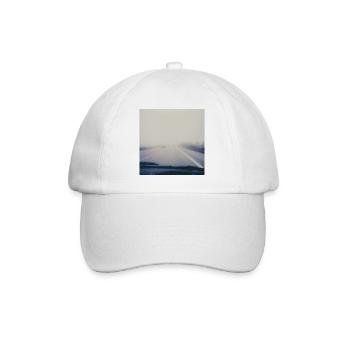Travelling in grey - Baseball Cap - white/white - Front