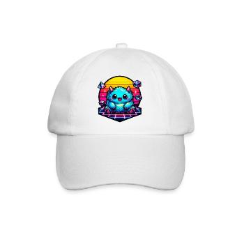 Monstre duveteux néon - Casquette classique - blanc/blanc - Devant