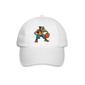 Hip-Hopper Basketball Player / Basketball Rapper - Baseball Cap - white/white - Front