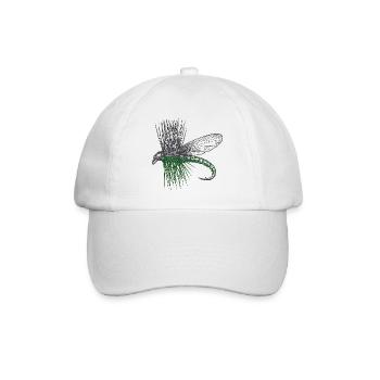 Der Master's Fly - Baseballkappe - Weiß/Weiß - Vorne