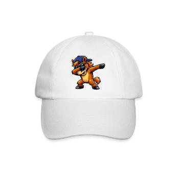 Dabbing Horse - Baseball Cap - white/white - Front