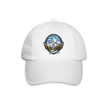 Paysage montagneux - Casquette classique - blanc/blanc - Devant