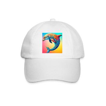 dauphin - Casquette classique - blanc/blanc - Devant