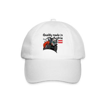 quality_made_in_austria - Baseballkappe - Weiß/Weiß - Vorne