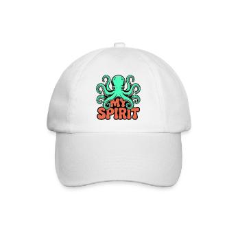 Octopus Spirit - Baseball Cap - white/white - Front