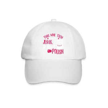 Nail Designer Nail Designer Cosmetics Nail Salon - Baseball Cap - white/white - Front