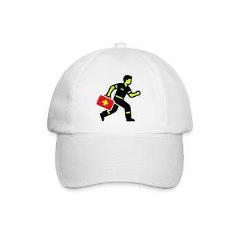 Paramedic Emergency Doctor Emergency Kit - Baseball Cap - white/white - Front