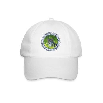 Cats, tomcats, outdoor cats - Baseball Cap - white/white - Front