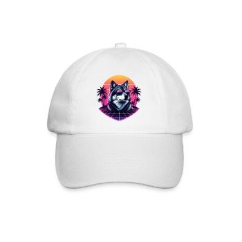 Coucher de soleil Husky Vapo Neon - Casquette classique - blanc/blanc - Devant