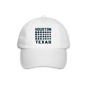 Grille de football du Texas avec casques - Casquette classique - blanc/blanc - Devant