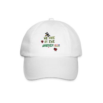Nous sommes dans le jardin - Casquette classique - blanc/blanc - Devant