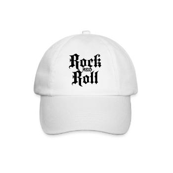 Tatouage gothique rock and roll - Casquette classique - blanc/blanc - Devant