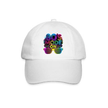 C’est mon costume des années 80 - Casquette classique - blanc/blanc - Devant
