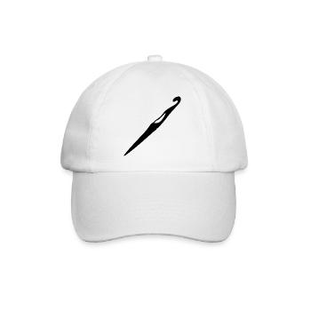 Cadeau crochet au crochet - Casquette classique - blanc/blanc - Devant