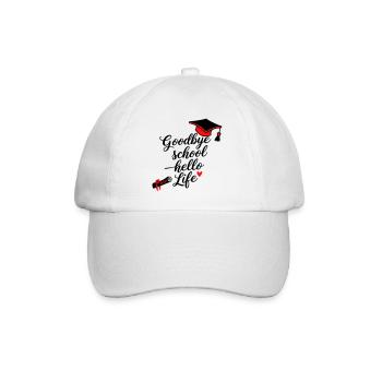 Abitur - Baseball Cap - white/white - Front