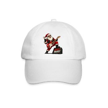 Santa Rocks - Baseball Cap - white/white - Front