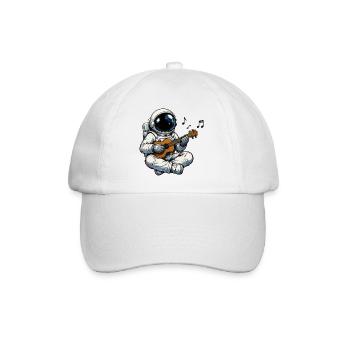 Jeu de guitare astronaute spatial - Casquette classique - blanc/blanc - Devant