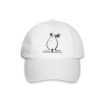 Funny Alien Monster - Baseball Cap - white/white - Front