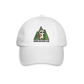 Raton laveur errant dans la forêt - Casquette classique - blanc/blanc - Devant