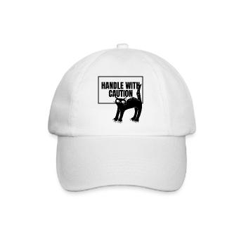 T-shirt de prudence pour chat - Casquette classique - blanc/blanc - Devant