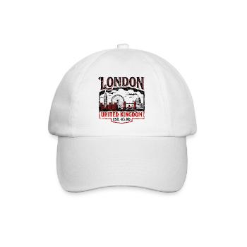 Londres, Royaume-Uni, Est. 43 ap. J.-C. - Casquette classique - blanc/blanc - Devant