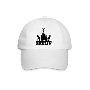 BERLIN QUADRIGA SILHOUETTE - Baseballkappe - Weiß/Weiß - Vorne