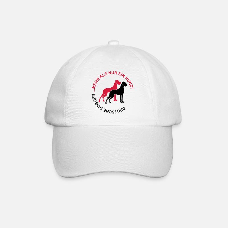 Deutsche Doggen - Mehr als nur ein Hund - Baseballkappe - Weiß/Weiß