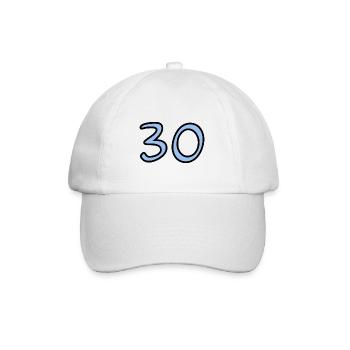 ANNIVERSAIRE. HAPPY BIRTHDAY. JOYEUX ANNIVERSAIRE. - Casquette classique - blanc/blanc - Devant