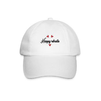 RETIREMENT. COLLEAGUE. RETIREMENT. RETIRED. RETIREMENT. - Baseball Cap - white/white - Front