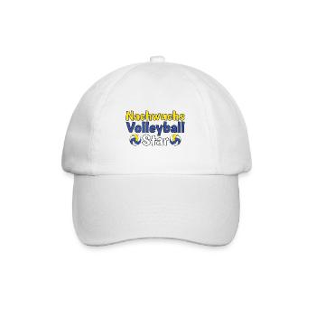 Nachwuchs Volleyball Volleyballer Baby Junge Mädch - Baseballkappe - Weiß/Weiß - Vorne