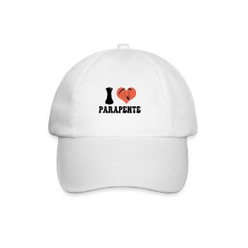 j aime parapente - Casquette classique - blanc/blanc - Devant