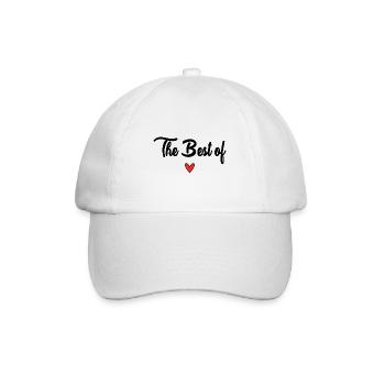 HAPPY FATHER'S DAY. DAD. FATHER'S DAY. FATHER - Baseball Cap - white/white - Front