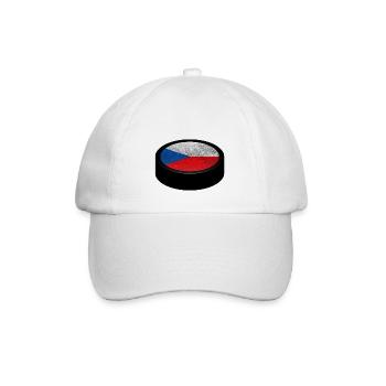 Team Czech Republic Hockey Puck - Baseball Cap - white/white - Front