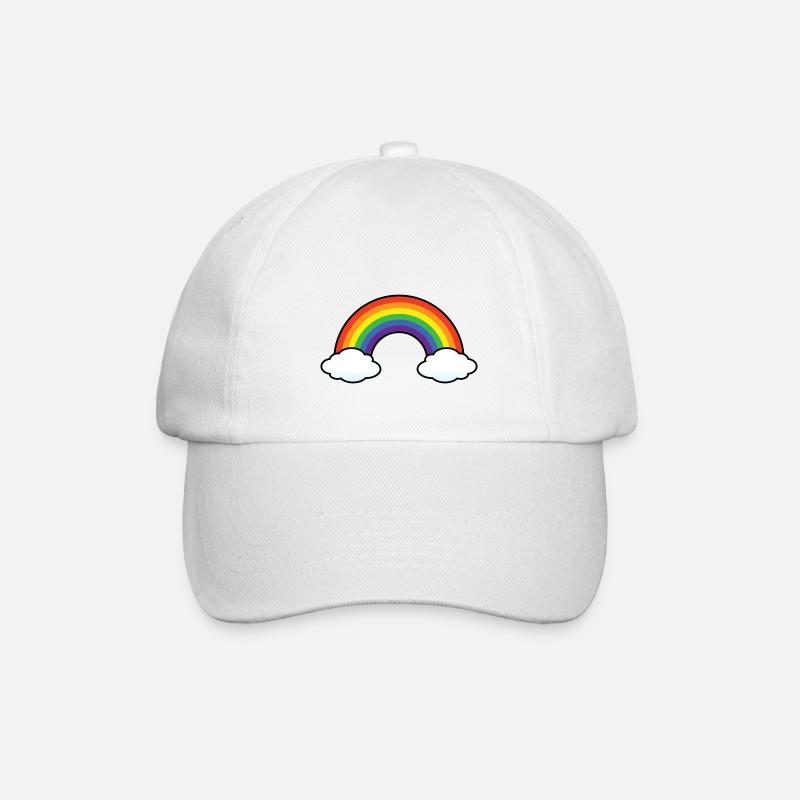 Rainbow rainbow - Baseball Cap - white/white