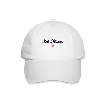BONNE FÊTE. COEUR. BONNE FÊTE MAMAN. MAMAN - Casquette classique - blanc/blanc - Devant