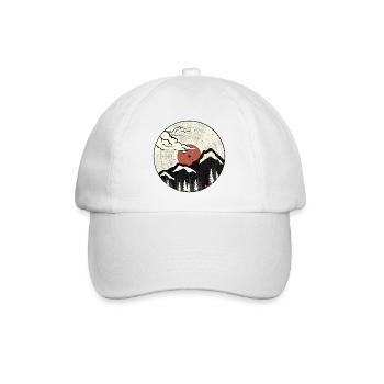 Mountain Sound Graphic - Baseball Cap - white/white - Front
