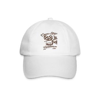 Cinema Cameraman Operator Cinema Gift - Baseball Cap - white/white - Front