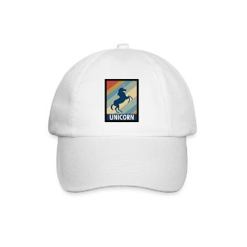 Un cadeau de licorne mythique - Casquette classique - blanc/blanc - Devant