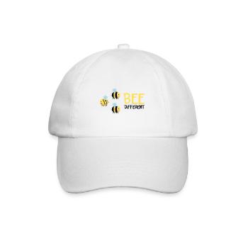 Abeille être différent cadeau - Casquette classique - blanc/blanc - Devant