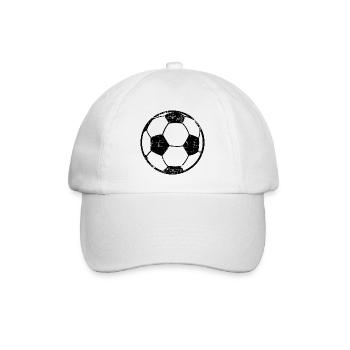 Cadeau ballon de foot - Casquette classique - blanc/blanc - Devant