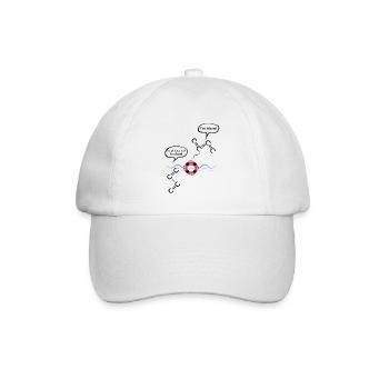 Formule de chimie disant cadeau de chimiste - Casquette classique - blanc/blanc - Devant