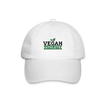 Vegan Athlete Fitness Protein Gift - Baseball Cap - white/white - Front