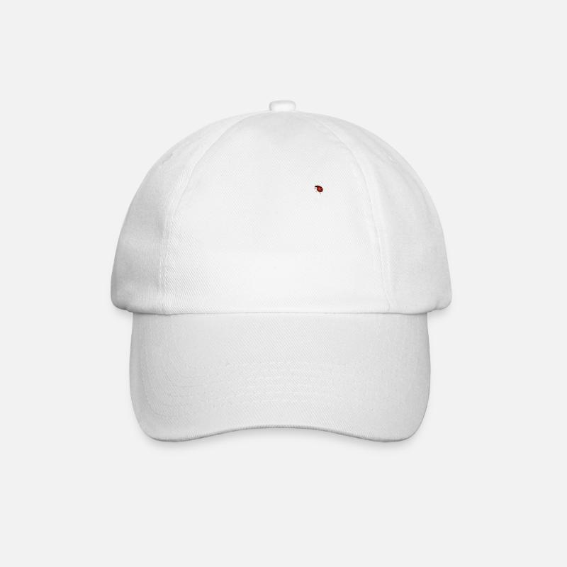 Marienkäfer Geschenk - Baseballkappe - Weiß/Weiß