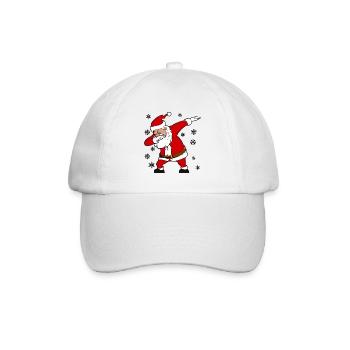 Weihnachtsmann Dab Christmas Weihnachten Geschenk - Baseballkappe - Weiß/Weiß - Vorne