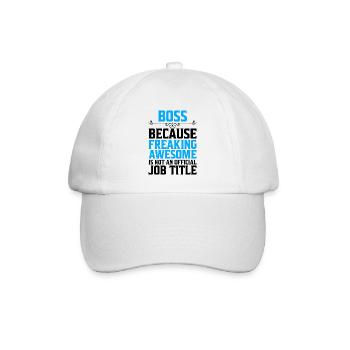 Patron parce que Freaking Awesome Gift - Casquette classique - blanc/blanc - Devant